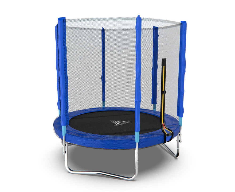 Батут DFC Trampoline Fitness с сеткой 6ft Синий