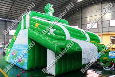 Водная горка для бассейна «Счастливый лягушонок» 7*4*5 м