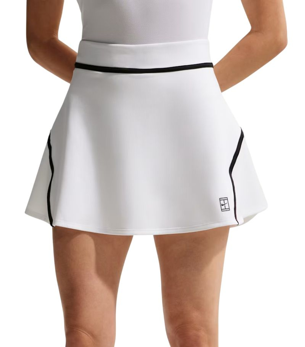 Теннисная юбка Nike Court Advantage Dri-FIT High-Waisted Tennis - white/black