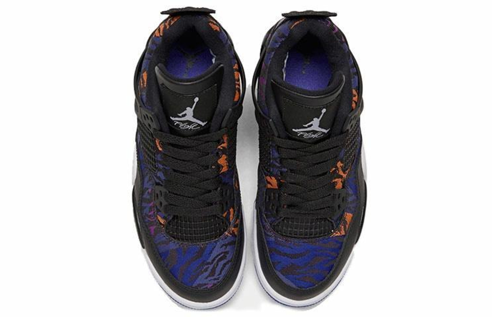 Кроссовки Jordan Air Jordan 4 Retro A Tiger-Striped GS (Подростковая размерная сетка)