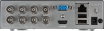 DS-H108EGA 512GB   8-и канальный гибридный HD-TVI регистратор с встроенным eSSD накопителем и технологией AoC (аудио по коаксиальному кабелю)