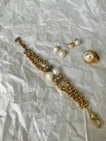 Браслет MON REVE, с жемчугом, MR-BMR23K003 (золотистый)