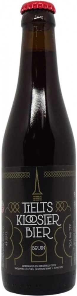 Пиво Де Пус Тилтс Клостербир Брюн / De Poes Tielts Kloosterbier Bruin 0.33 - стекло