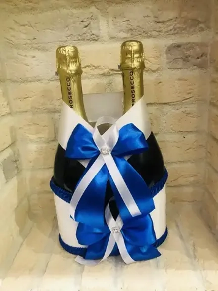 Украшение на шампанское