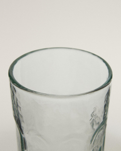 Zara Home стакан из стекла, цвет прозрачный, 10 см · 0232/401