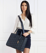 Кожаная сумка-шопер Michael Kors - темно-синий(30H3G3GT3V)