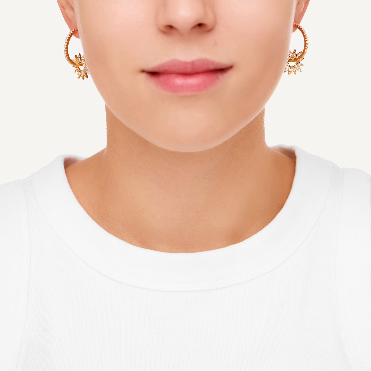 Серьги Stellar Edge Earrings - Gold