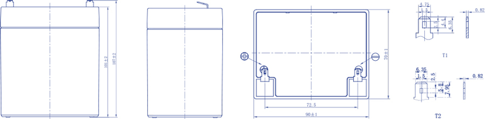Батарея для ИБП Ippon IPE12-5 12В 5Ач