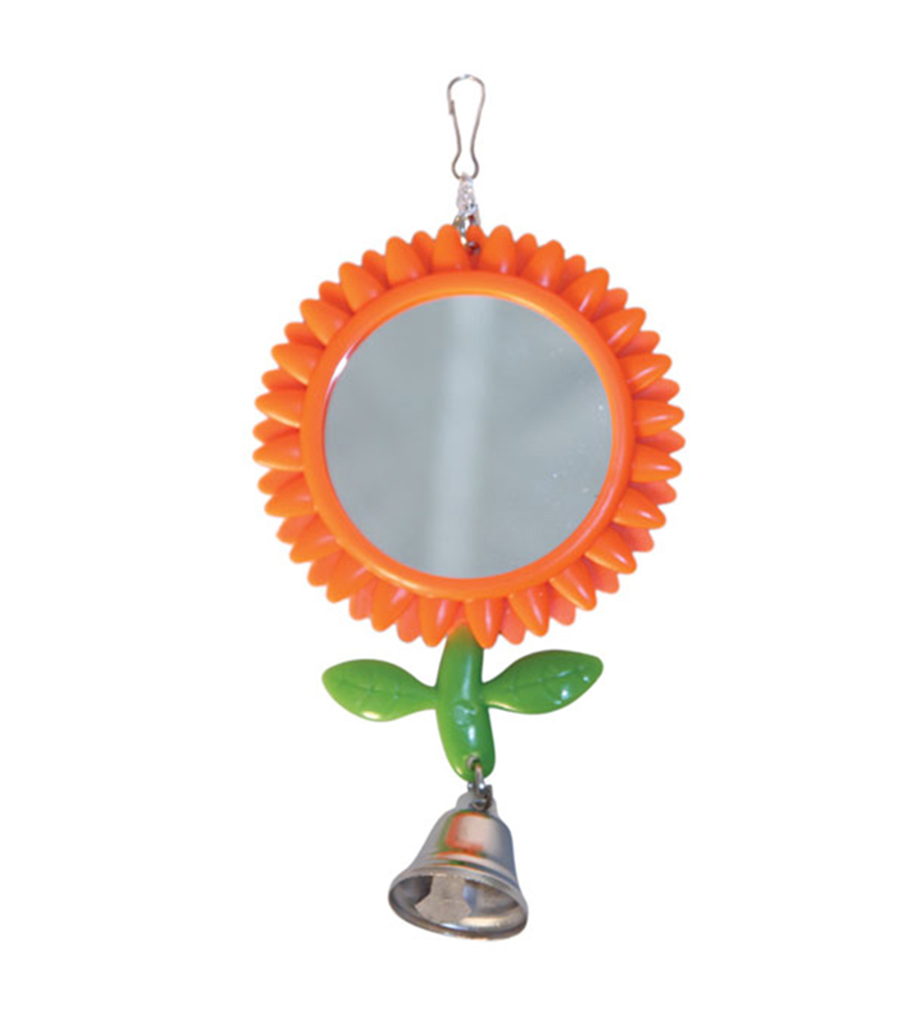 Игрушка для птиц - зеркало "Подсолнух", 80*175мм, Triol