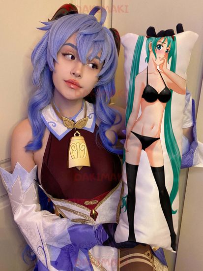 Мини дакимакура Мику из Бесконечное лето арт. M0810, 60х20 см