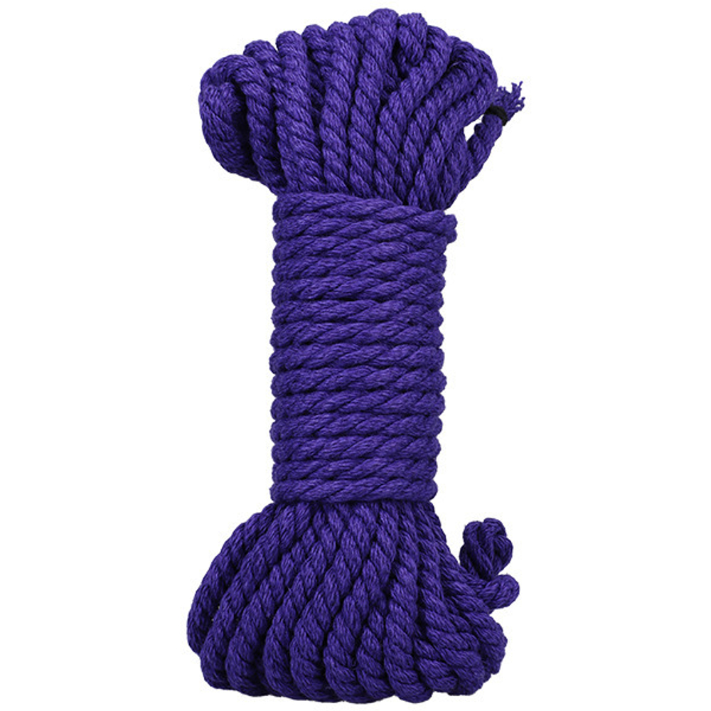 Фиолетовая верёвка для связывания и фиксации 9,14м Doc Johnson Bind&Tie Violet 2404-65-BX