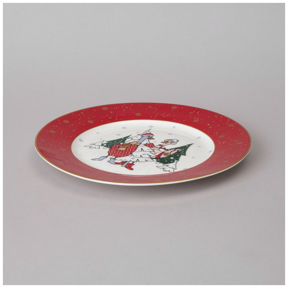 ТАРЕЛКА ЗАКУСОЧНАЯ LEFARD "FAMILY CHRISTMAS" 20 СМ (КОР=24ШТ,)