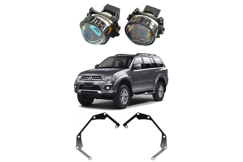 Комплект для замены штатных линз Mitsubishi Pajero Sport II 2008-2016