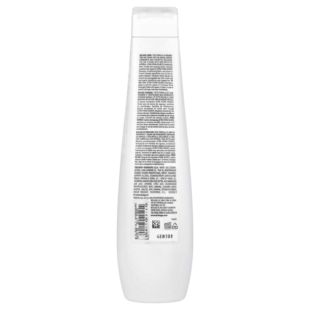 Biolage, Ultra Hydra Source, кондиционирующий бальзам для очень сухих волос, 400 мл (13,5 жидк. унц.)