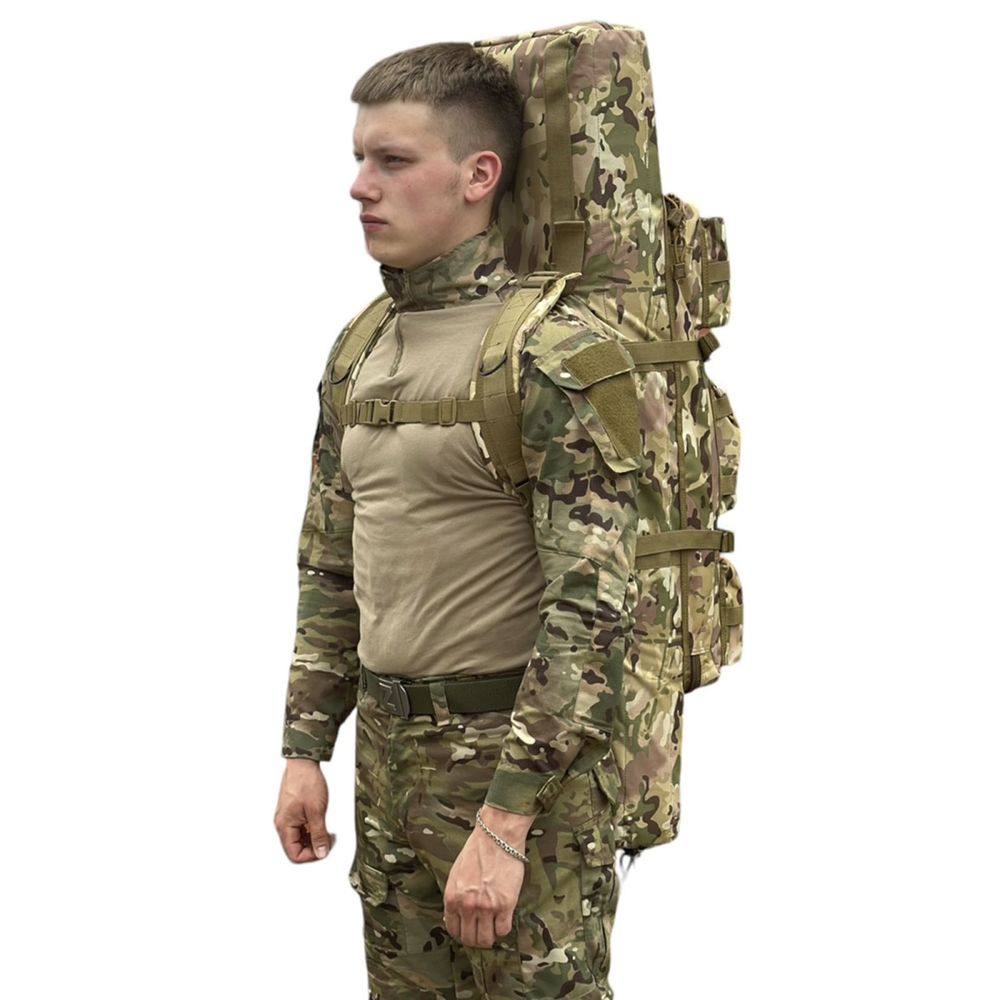 Сумка-чехол для двух единиц оружия (мультикам, 110x31 см, съемные подсумки для магазинов), ВоенПро