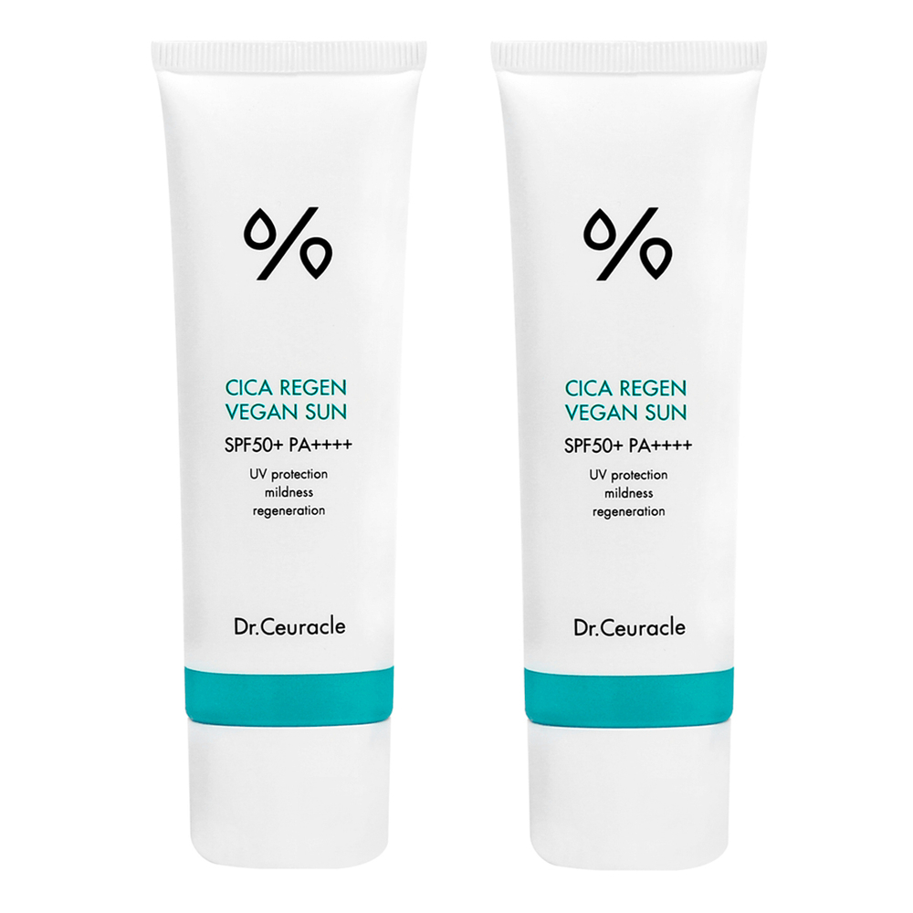 Dr. Ceuracle Набор солнцезащитных средств - Cica regen vegan sun duo set ,50 мл _ 2