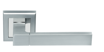 Дверные ручки Rucetti RAP 16-S SC/CP Цвет - мат.хром/хром