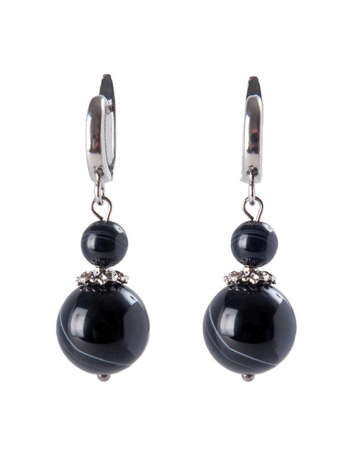 Cерьги "Классика чёрного"