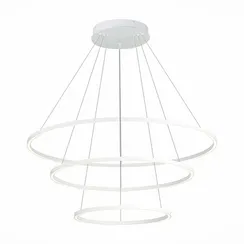 ST605.503.114 Cветильник подвесной SMART ST-Luce Белый/Белый LED 1*114W 2800-6500K AURA