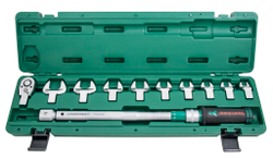 T30200NS Ключ динамометрический 1/2"DR со сменными рожковыми насадками 13-30 мм и приводом,  40-200 Нм