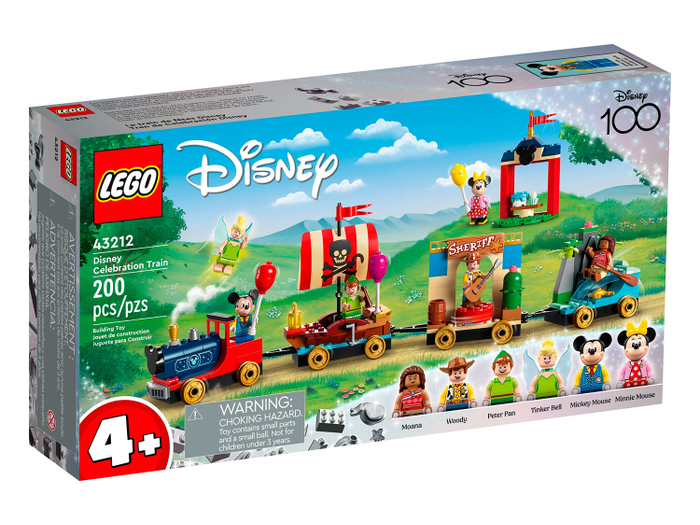LEGO Disney 43212 «Праздничный поезд Диснея» — паровозик с любимыми персонажами