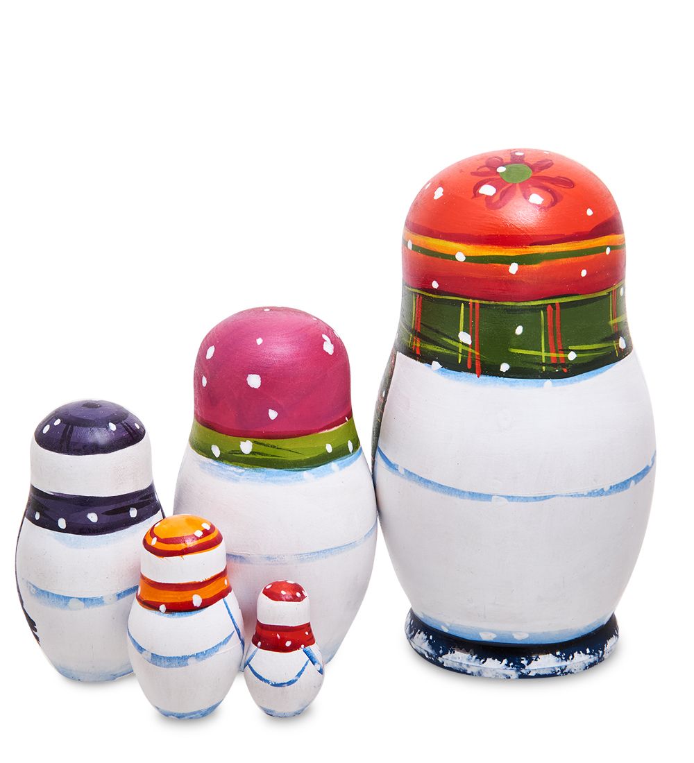 Народные промыслы МР-13/ 6-I Матрешка 5м «Снеговик»