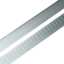 Резинка широкая, светло-серая 25 мм (полубейка), Германия