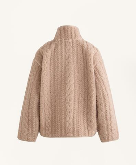 Oysho Толстовка из искусственного меха, песочный меланж