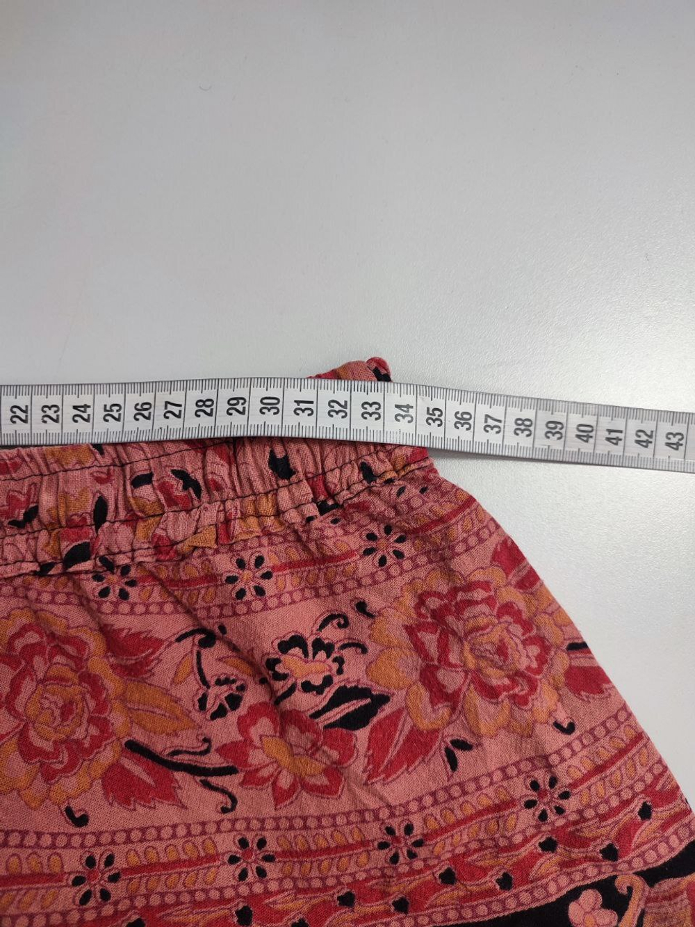 Юбка летняя с принтом 46-48 размер