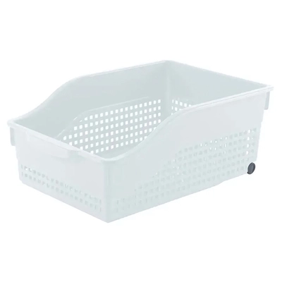 Контейнер Лофт хозяйственный на колесах широкий 305х125 мм (белый)