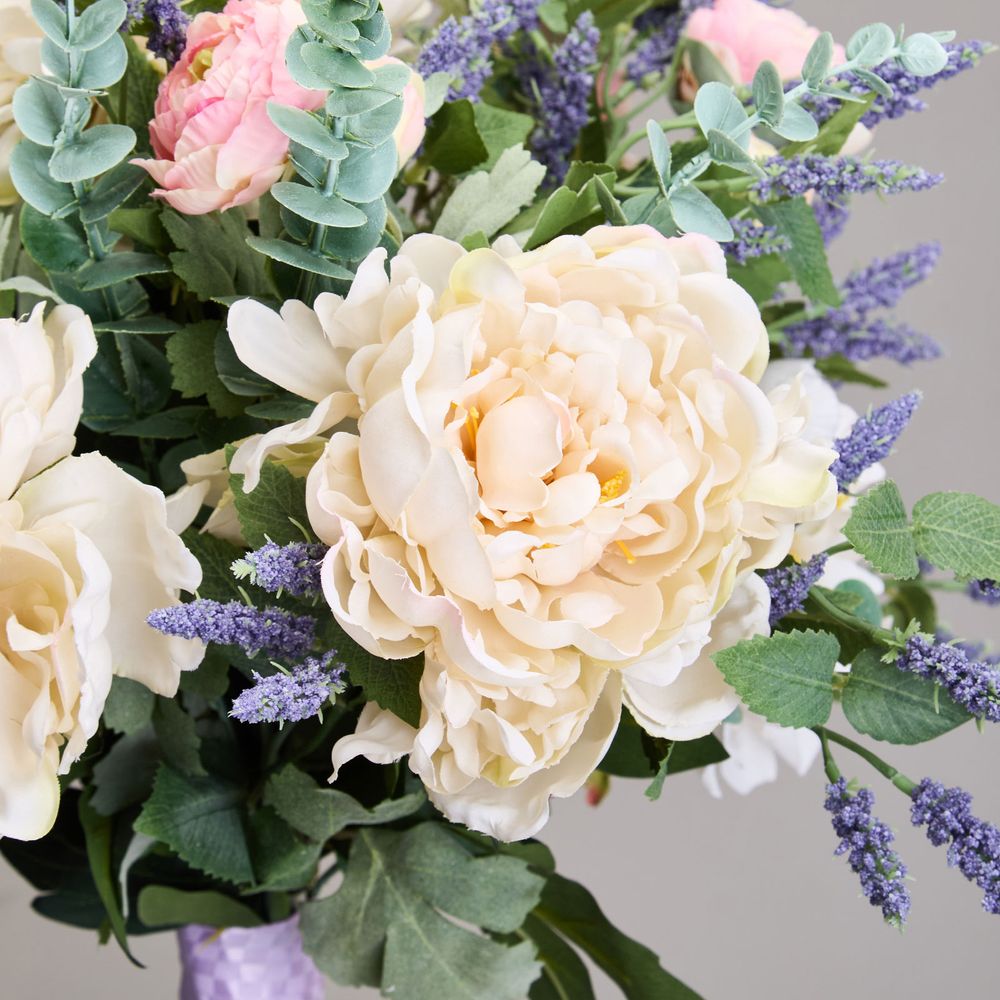 ЦВЕТОЧНАЯ КОМПОЗИЦИЯ "ЛИВАДИЯ" ШИРИНА 42 см*ВЫСОТА 47 см- БЕЗ УПАКОВКИ