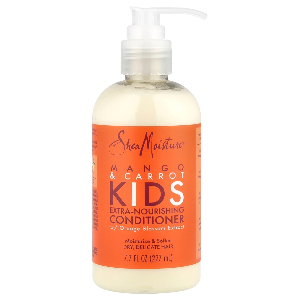 SheaMoisture, экстра-питательный кондиционер, для детей, манго и морковь, 237 мл (8 жидк. унций)
