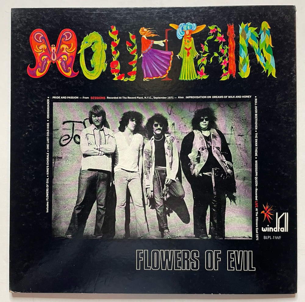 Винтажная виниловая пластинка LP Mountain Flowers Of Evil (Japan 1972) (No Obi)