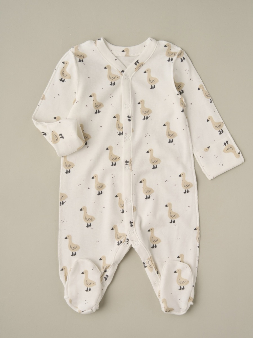 Комбинезон на кнопках "Гуси"