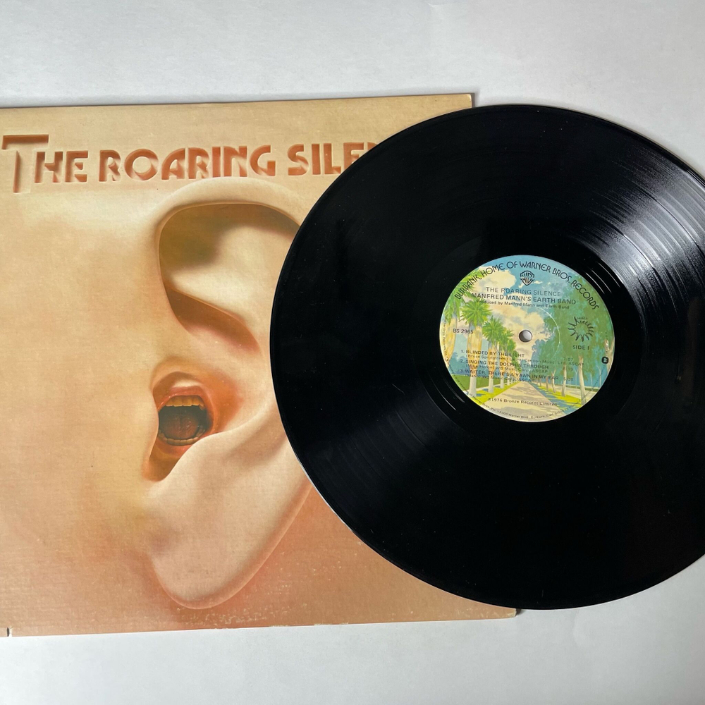 Винтажная виниловая пластинка LP Manfred Mann Earth Band The Roaring Silence (USA 1976) Blinded By The Light