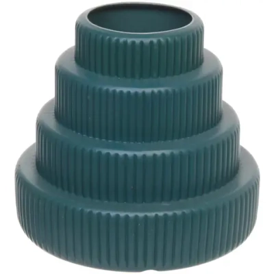 Ваза из пластика «Marlen-Пирамида» 0,5л 16*15*8,2см цвет морская волна