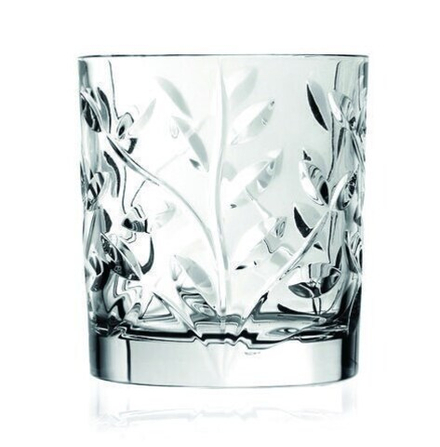 Стакан Олд фэшн RCR Style Laurus 330 мл, хрустальное стекло, Италия