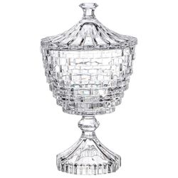 САХАРНИЦА С КРЫШКОЙ НА НОЖКЕ "SAPHIR" 11,4Х21,5 СМ