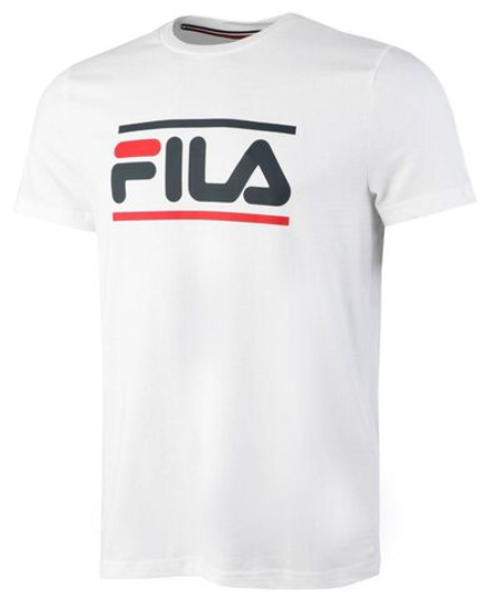 Мужская теннисная футболка Fila T-Shirt Chris - white