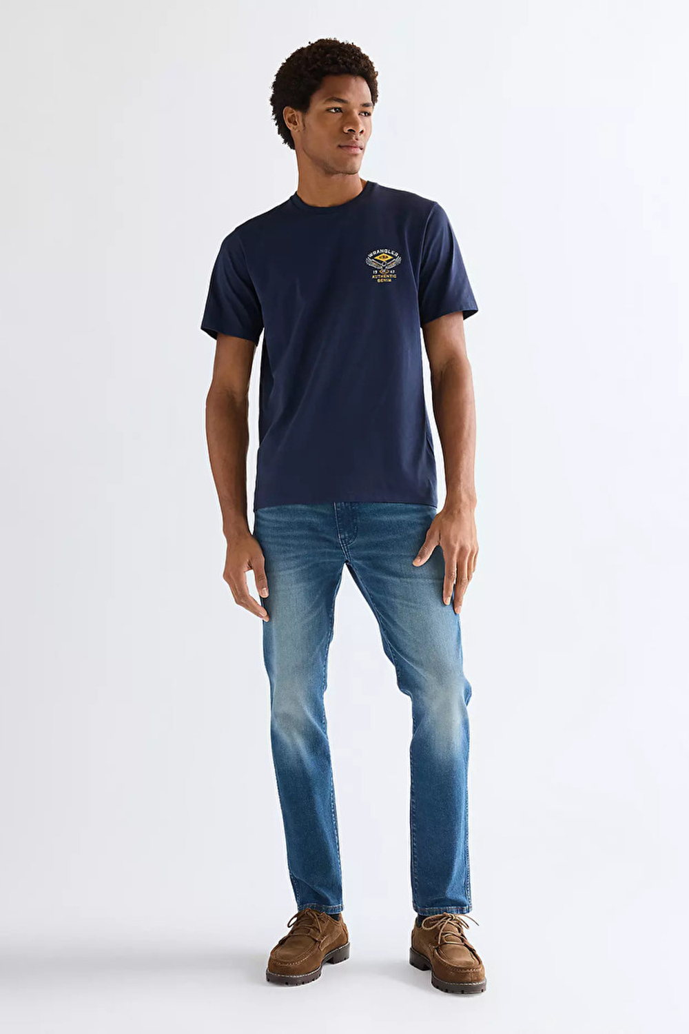 Футболка мужская WRANGLER SMALL AMERICANA TEE NAVY