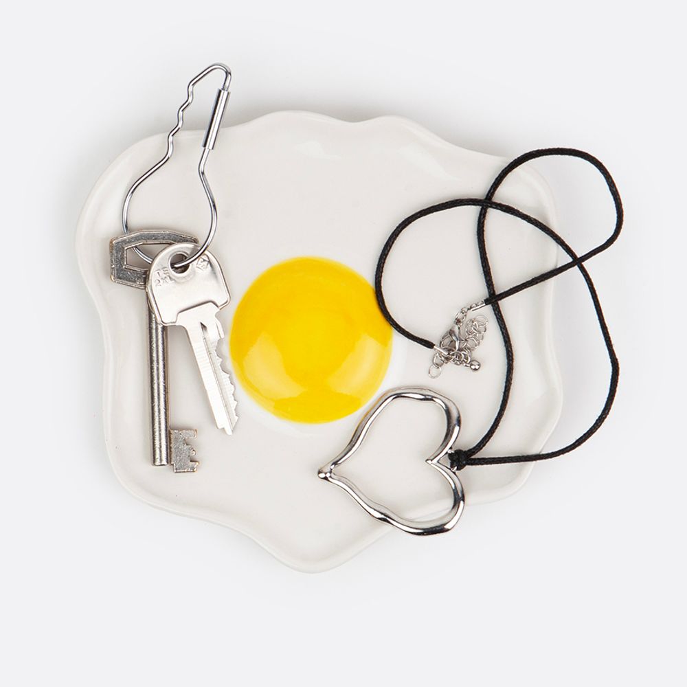 Поднос декоративный Fast Food, Egg, 14,5x14 см