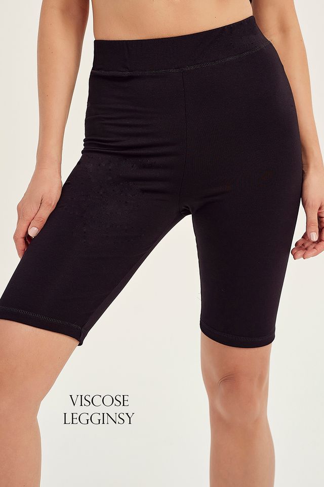 Велосипедки из вискозы черного чвета