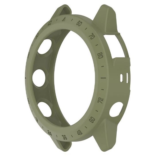 Защитный бампер чехол для часов Garmin MARQ Gen 2 Adventurer Athlete Aviator Captain Golfer материал TPU (Хаки)