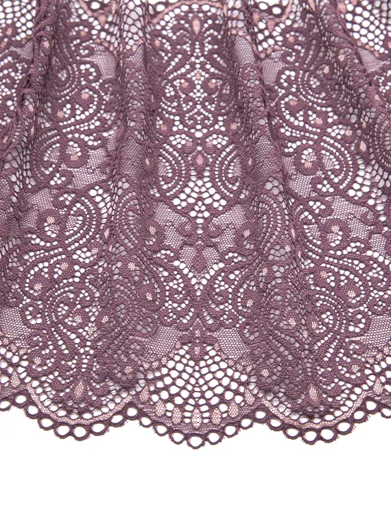 03-170  Кружево эластичное 22 см, крокус