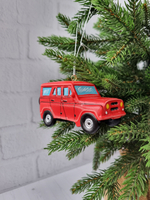 Елочная игрушка "Машинка УАЗ"