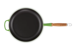 Le Creuset Сковорода чугунная 28см бамбук зеленая 20258284080422