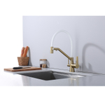 Смеситель для кухни с подключением фильтра Raglo R80.62.03, золотой сатин