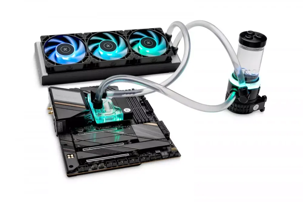 Водяное охлаждение для CPU EKWB EK-QUANTUM Power² KIT P360 Series-AMD, 3x120mm D-RGB Fans, Socket AMD-AM5