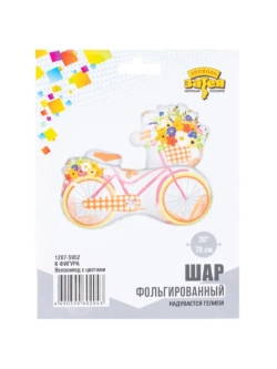 Шар Велосипед с Цветами