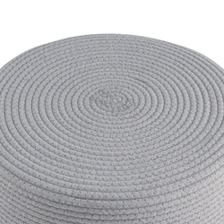 Пуф 40х40см Bergenson Bjorn Devy бежевый/серый